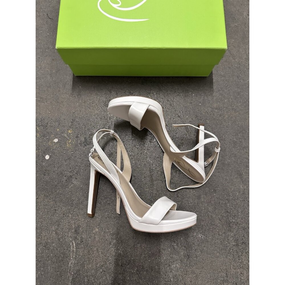 Sam Edelman Jade Sandals Bright White Heels